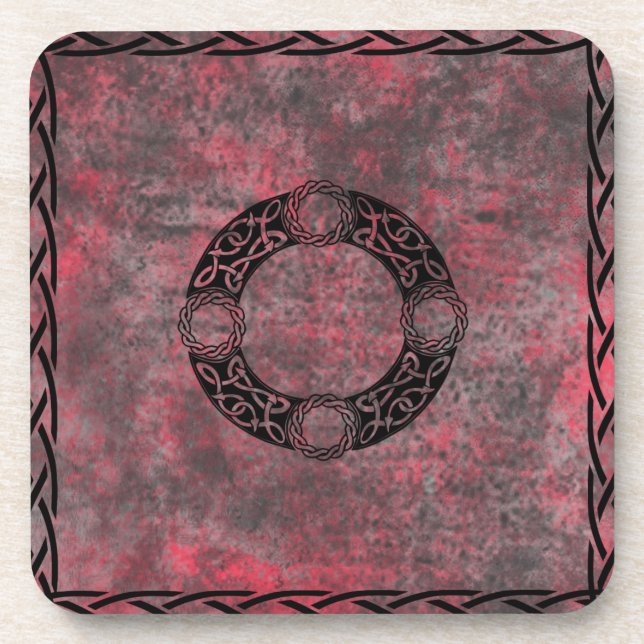 Porta-copo Designs de nó irlandeses (Frente)