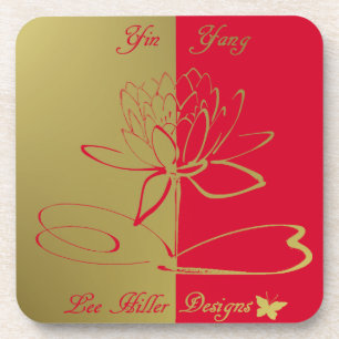 Porta-copo Designs Lee Hiller Realça o Dourado Vermelho