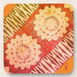 Porta-copo Dessous de verre en plastique dur. TAPA Orange