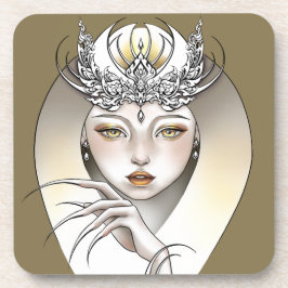Porta-copo Dessous de verre plastique dur Déesse de la lune