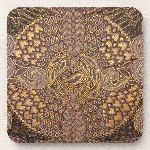 Porta-copo Detalhe do Mosaico Amarelo, Alemanha