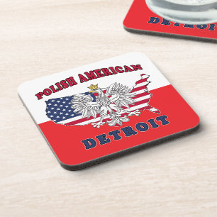 Porta-copo Detroit Michigan Polska