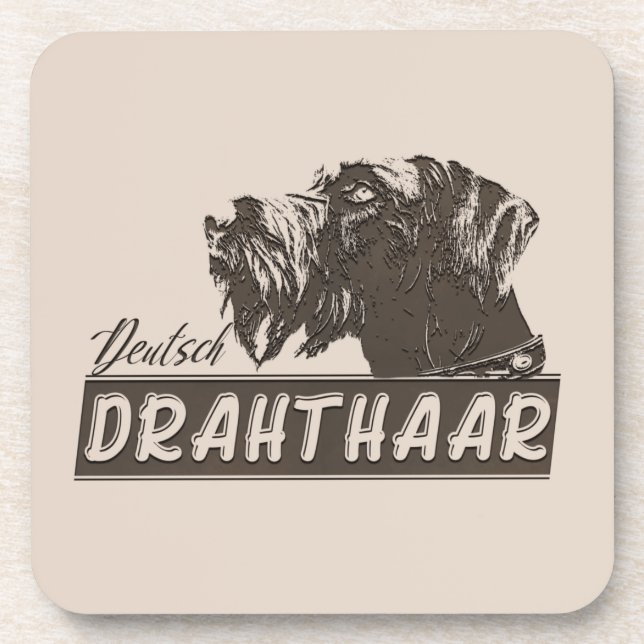 Porta-copo Deutsch Drahthaar (Frente)