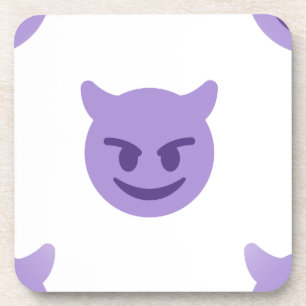 Porta-copo devil emoji