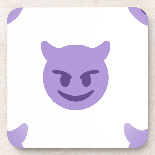 Porta-copo devil emoji (Frente)