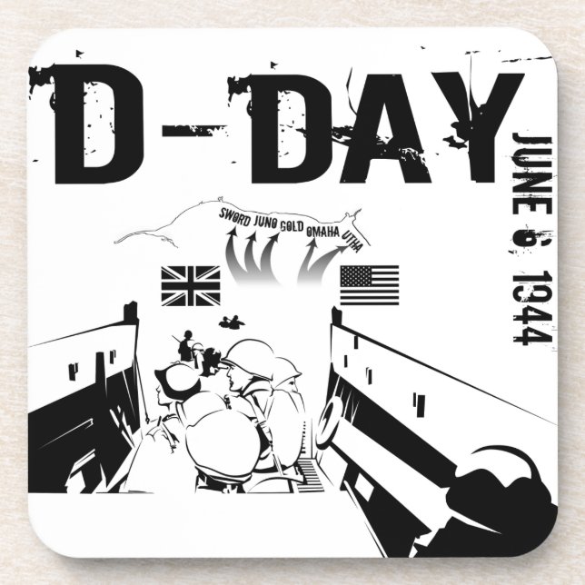 Porta-copo DIA D 6 de junho de 1944 (Frente)