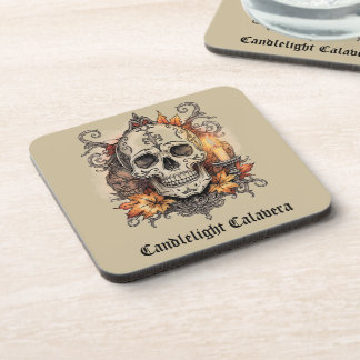 Porta-copo Dia das Bruxas,Padrão de Caveira, Calavera à Luz d