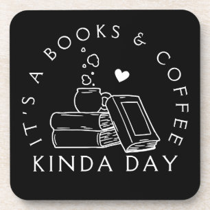 Porta-copo Dia de Livros e Café