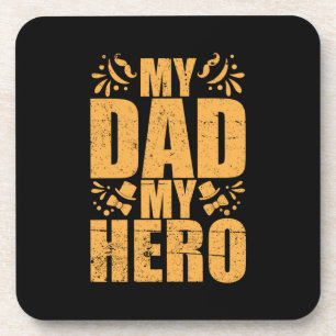 Porta-copo dia de os pais Meu Pai Meu Herói