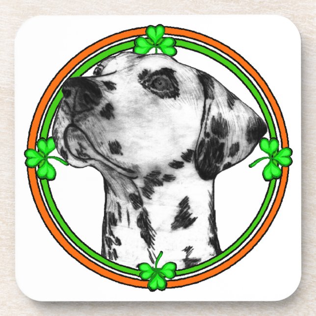 Porta-copo Dia de São Patrício Dalmático (Frente)