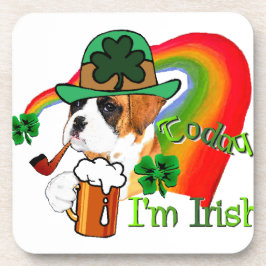 Porta-copo Dia de São Patrício de Cachorro Boxer