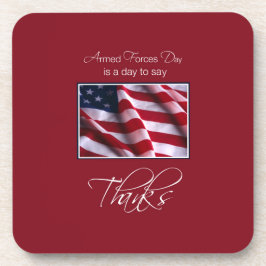 Porta-copo Dia dos Veteranos Obrigado, Bandeira Americana Pat