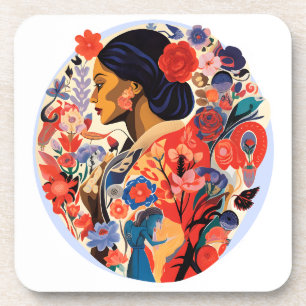 Porta-copo Dia Internacional da Mulher