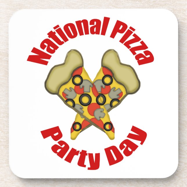 Porta-copo Dia Nacional da Pizza (Frente)