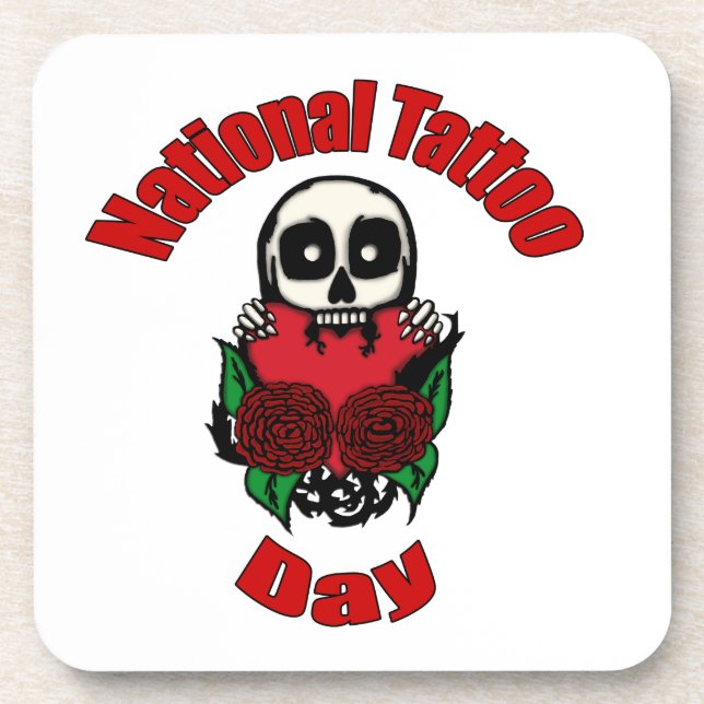 Porta-copo Dia Nacional da Tatuagem (Frente)