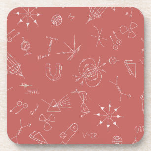 Porta-copo Diagrama físico cor-de-rosa