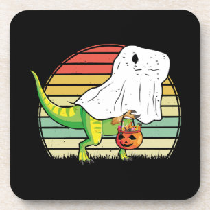Porta-copo Dino Fantasma Engraçado Halloween
