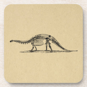 Porta-copo Dinossaur Skeleton Vintage Art