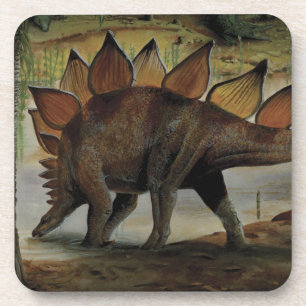 Porta-copo Dinossauros Vintage, Estegossauro, Cauda com Espin