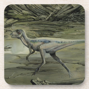 Porta-copo Dinossauros Vintage, um Hypsilophodon Cretáceo