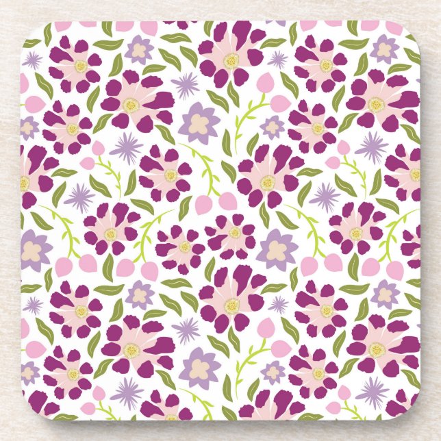 Porta-copo Ditsy floral (Frente)