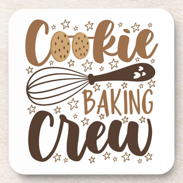 Porta-copo Diversão Cookie Baking Crew Design (Frente)