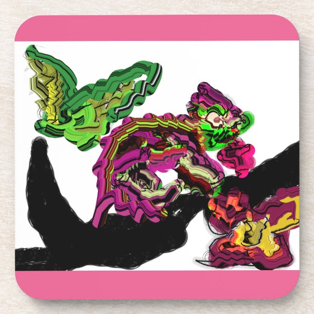 Porta-copo Divertimento de Chameleon da floresta chuvosa (Frente)