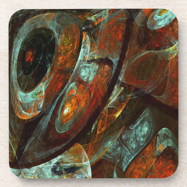 Porta-copo Divisão de Abstrato de Tempo (Frente)