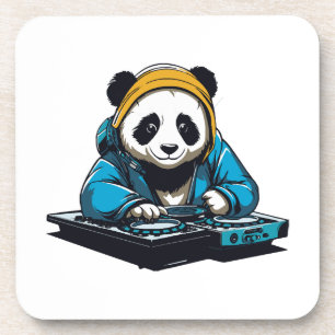 Porta-copo DJ Kawaii Panda
