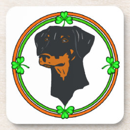 Porta-copo Doberman Pinscher St Patricks