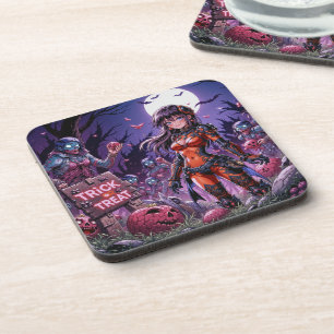 Porta-copo Doce ou Travessura Zumbis do Halloween Distribuind