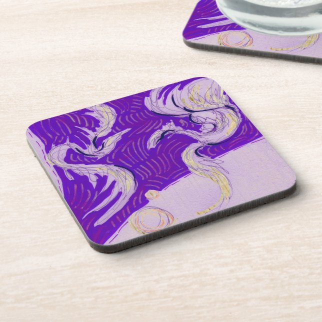 Porta-copo Dois Dragões, três sóis (Left Side)