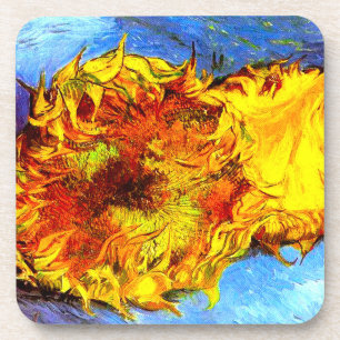 Porta-copo Dois Girassóis Cortados Van Gogh