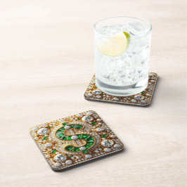 Porta-copo Dollar Sign Beverage Coaster