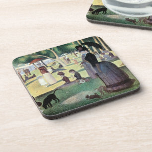 Porta-copo Domingo à tarde, Ilha La Grande Jatte, por Seurat