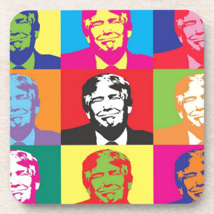 Porta-copo Donald Trump Pop Art