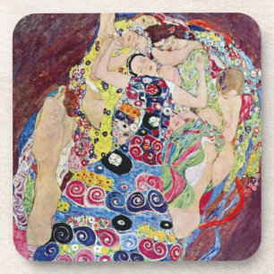 Porta-copo Donzela (Virgin), Gustavo Klimt, arte Nouveau do