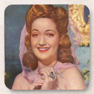 Porta-copo Dorothy Lamour, estrela dos anos 40 dos quadros "R