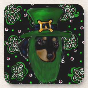 Porta-copo Doxie St. Patty