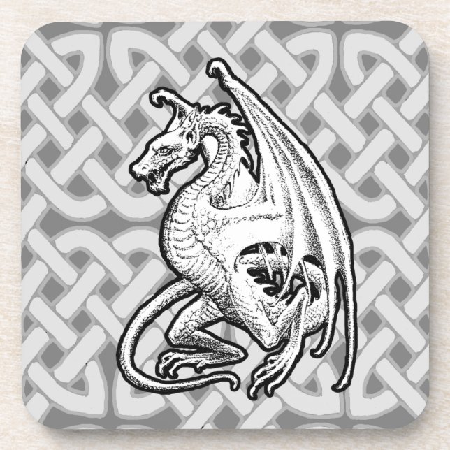 Porta-copo Dragão com asa (Frente)