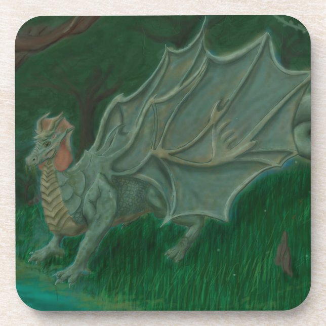 Porta-copo Dragão do pântano (Frente)