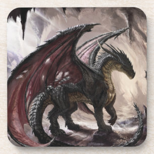 Porta-copo Dragão Na Caverna