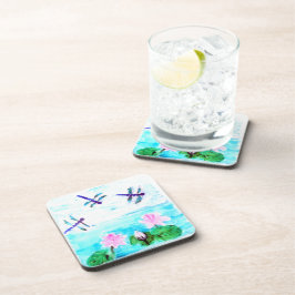 Porta-copo Dragonistas de Pintura de Pond Waterlily