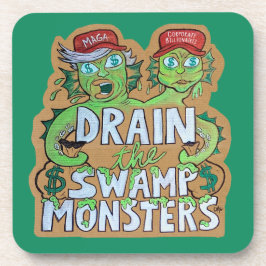 Porta-copo Drain the Swamp Monsters Coaster Set