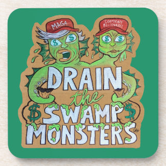 Porta-copo Drain the Swamp Monsters Coaster Set