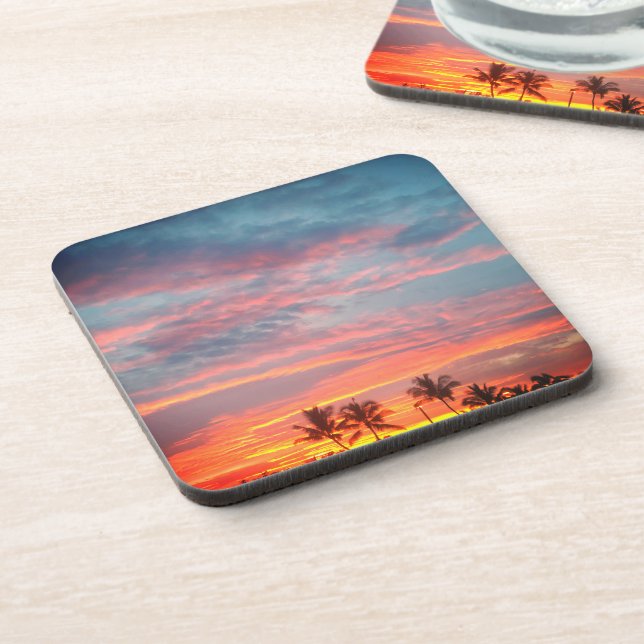 Porta-copo Dreamy Tropical Sunset (Left Side)
