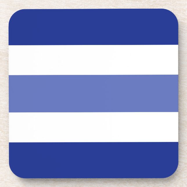 Porta-copo Duas faixas de tons (Frente)