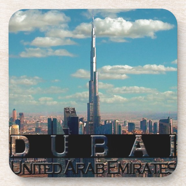 Porta-copo Dubai EAU Souvenir (Frente)