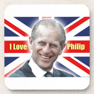 Porta-copo Duque de Einburgh - Eu amo Philip