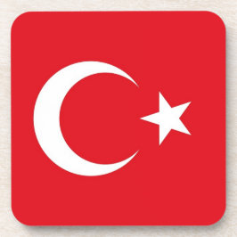 Porta-copo Duro de plástico com bandeira da Turquia